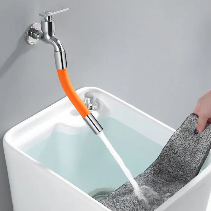 BISA COD 5714 Selang Air Ekstensi 1/2 Inch Flexibel Ukuran 20 / 30 / 50cm Putar 360 Derajat Plastik