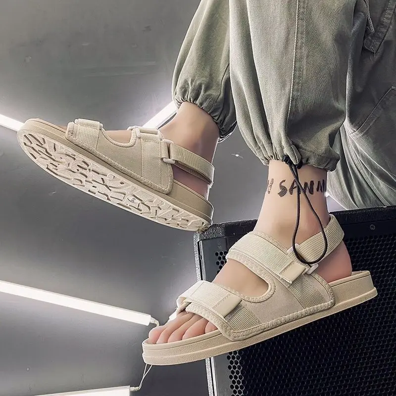 2025 Men's Summer Outdoor Sandals New Trendy Non-slip Soft Sole Driving Casual Couple Beach Slippers Hot Sale