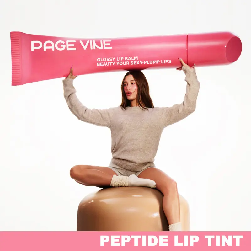 PAGE VINE Polypeptide Lip Gloss Liquid Lip Gloss Water Gloss Lip Plumping Oil Moisturizing Lip Balm