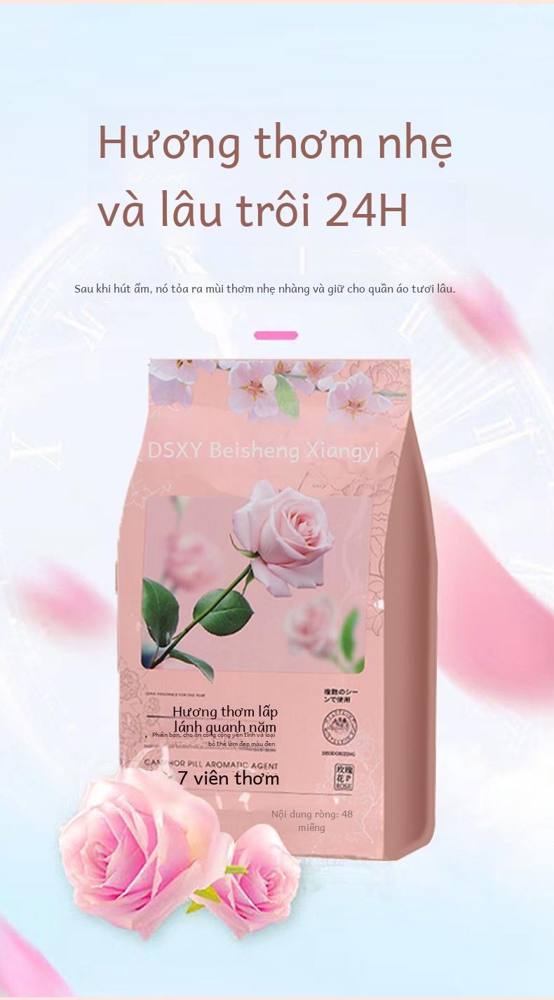Product Introduction of Hoa Thơm, Thay Thế Mothball, Thích Hợp Cho Tất Cả Các Mùa, Chống Nấm Mốc, Hút Ẩm, Loại Bỏ Mùi Hôi, Đóng Gói Độc Lập, Cho Tủ Quần Áo Và Kệ Sách 4