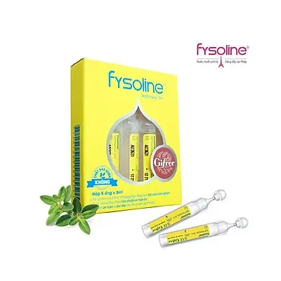 Hộp 5 ống Nước Muối Sinh Lý Kháng Khuẩn Pháp Fysoline - hỗ trợ giảm ngạt mũi, viêm mũi 6