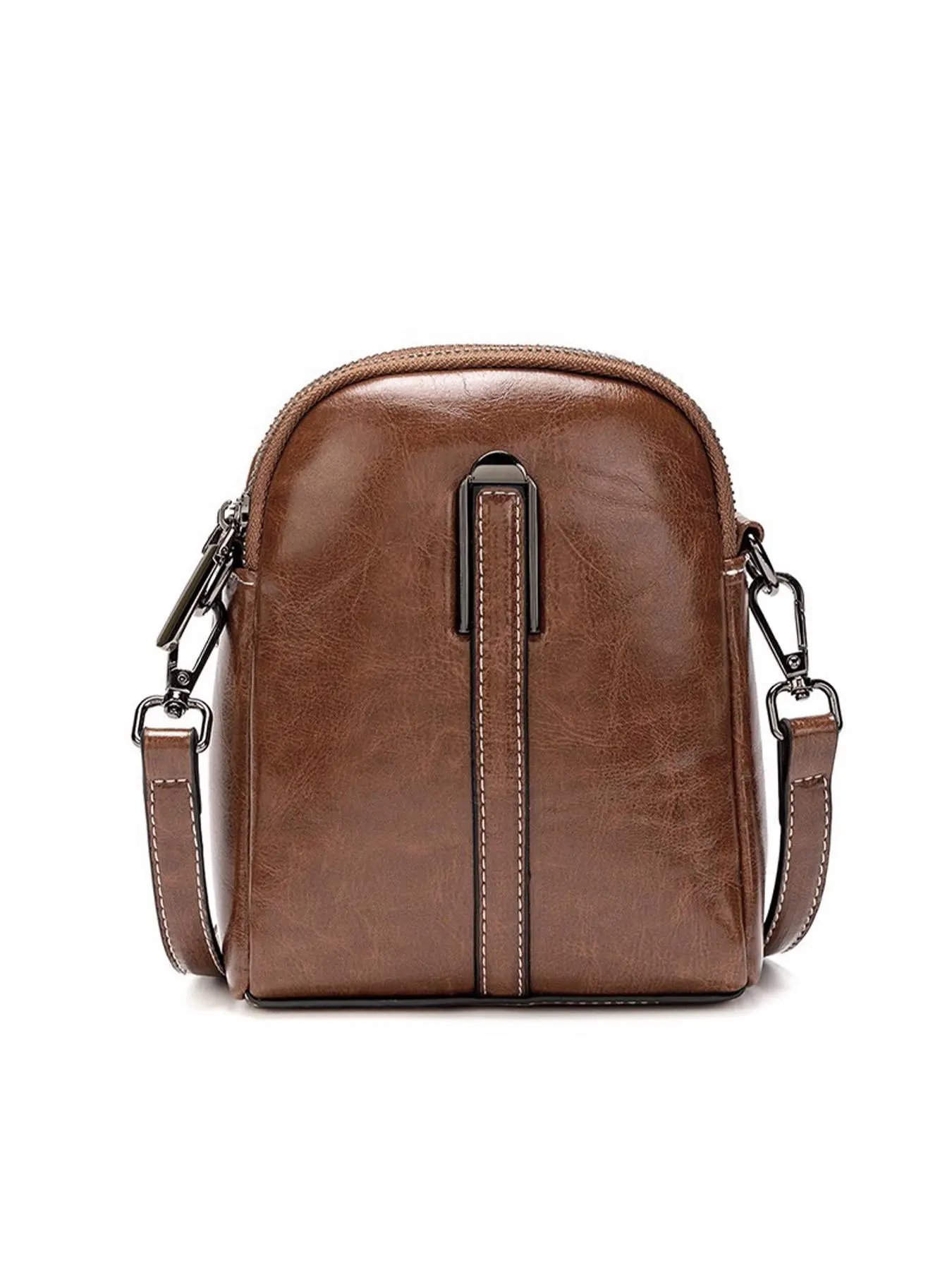Women's Solid Color Shoulder Bag, Fashionable PU Leather Crossbody Bag for Daily Used, Casual Trendy Versatile High-quality Daily Commuting Bag