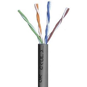 Gambar Belden Cable LAN Cat 5E Indoor Permeter - Black dari Java Computer Samarinda Kota Samarinda Tokopedia