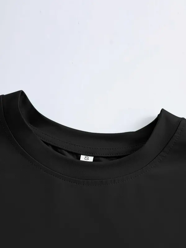 Men's Regular Fit Bear Print Round Neck Tee, Casual Short Sleeve Crew Neck T-shirt for Summer, Fashion Men's Top for Daily Wear 2