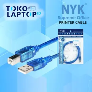 NYK Kabel Cable Printer USB 2.0 Transparent Garansi 1 Tahun