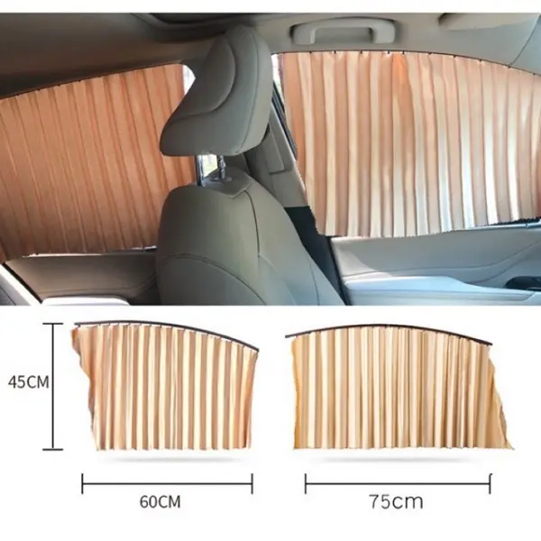 Bộ 4 Rèm Chắn Nắng ô tô xe hơi xe con chất liệu vải - che nắng hiện đại, Sỉ lẻ phụ kiện ô tô 1