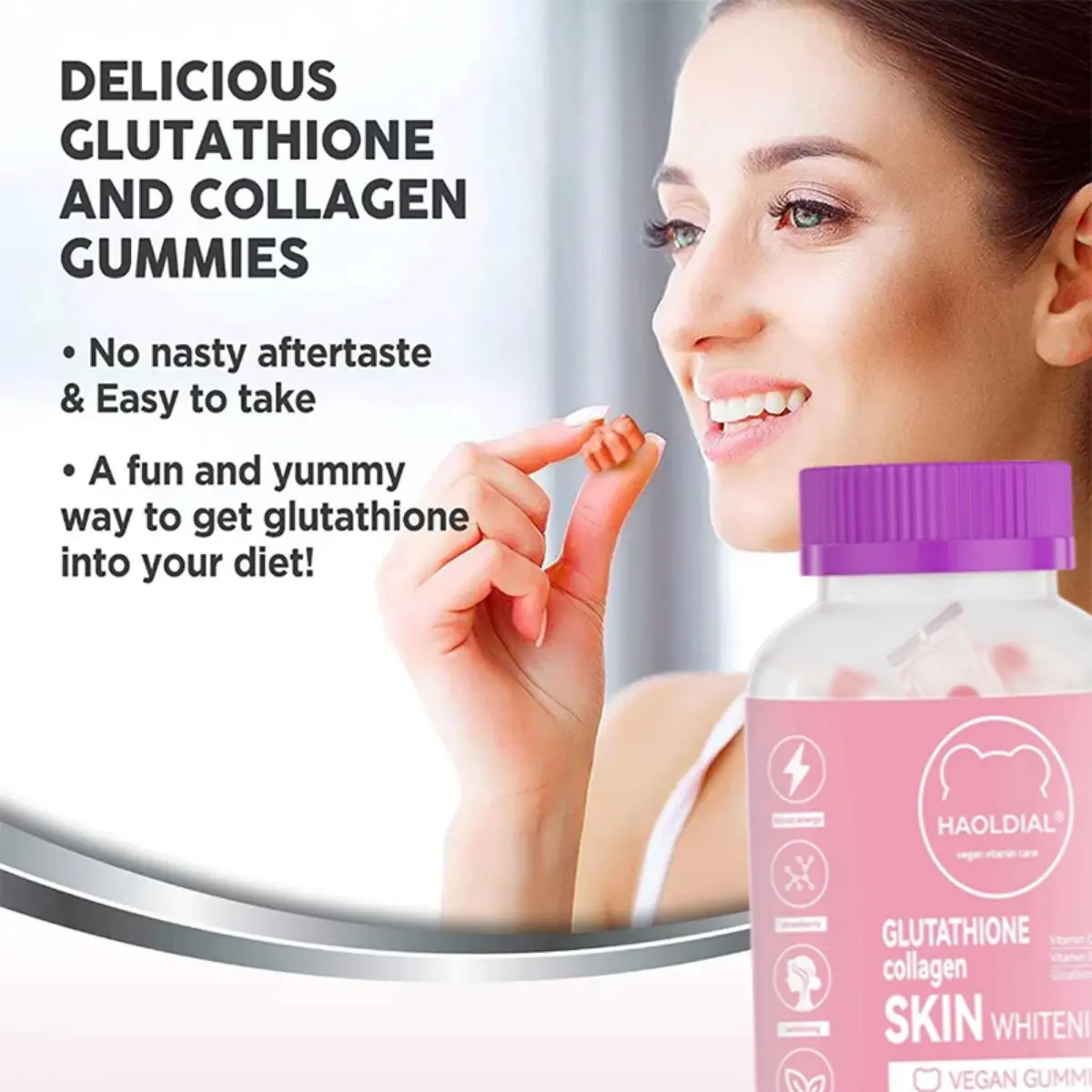 gummi glutathione gummies HOT SALE !!!【 BUY 1 TAKE 1 】 Strawberry Glutathione Collagen Gummies  Anti-Aging Whitening Gluta Gummy Healthy Skin