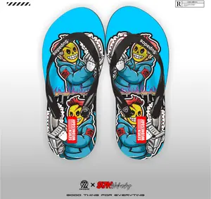 Sandal Jepit Pria Printing Terbaru Sandal Lentur Pria Dewasa