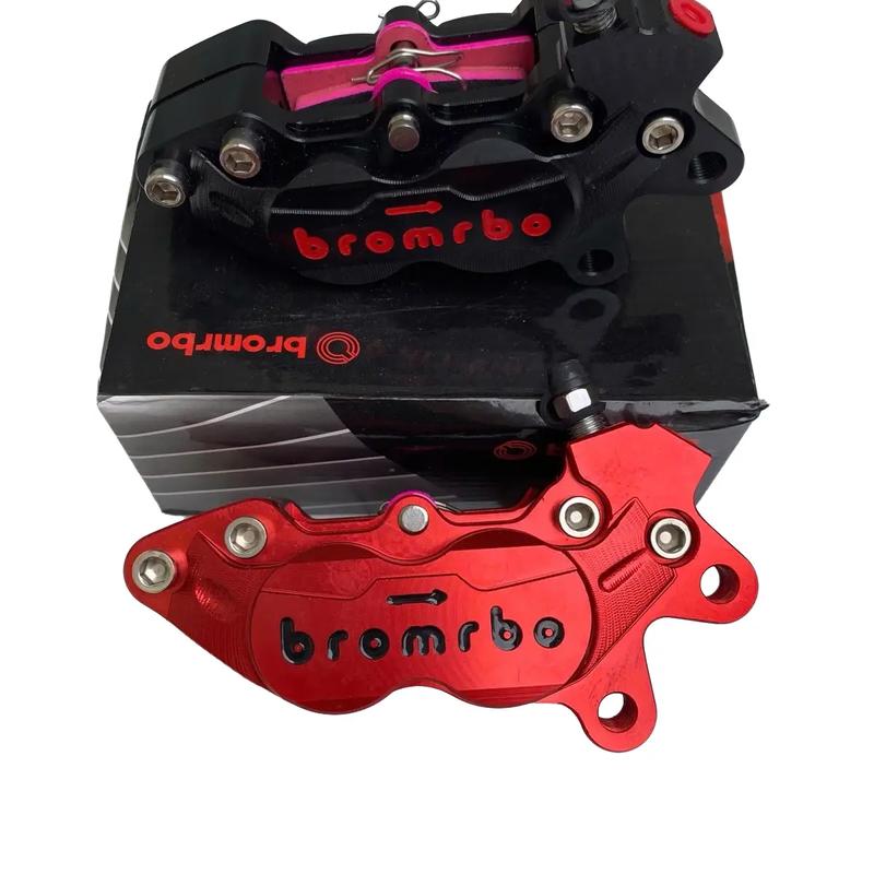 Heo dầu 4 pis độ phanh đĩa sau xe điện kèm pat Phụ Tùng Phụ Kiện