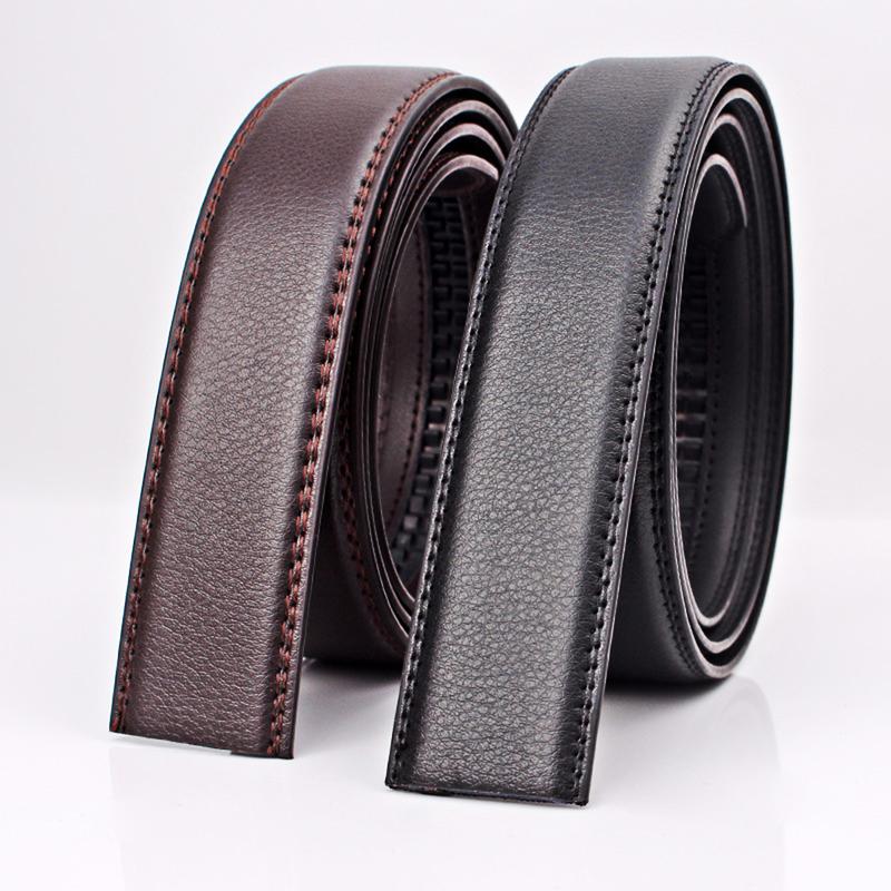  Dây Nịt Thắt Lưng Nam Da 2 Lớp Không Có Khóa Đi Kèm Bền Đẹp 3.5cm DDT100 Khóa Tự Động 