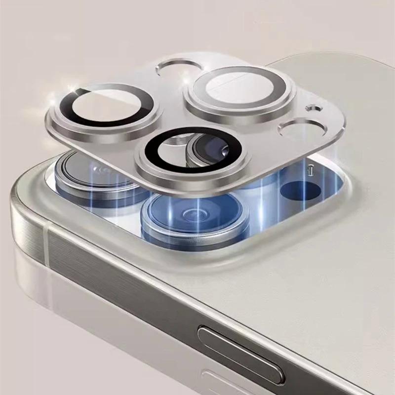 Product Introduction of Metal Camera Protector For iPhone 16 Pro Max 16Pro 16Plus15 14 Pro Max Alloy Case Back Lens Tempered Glass Cover Protective CapCherry3Cstore Accessories Handheld 5