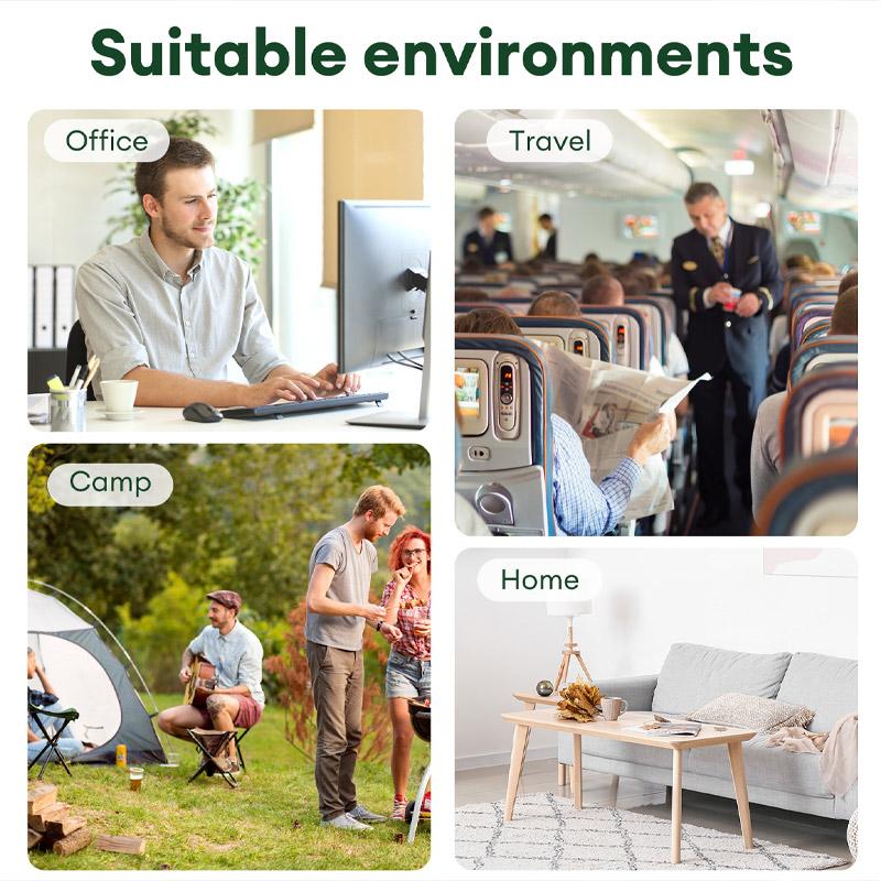 Product Introduction of Vusign by Deli VS4042 1Pc Inflatable Soft Air Pillow for Bedroom Outdoor Home Living Supplies 10