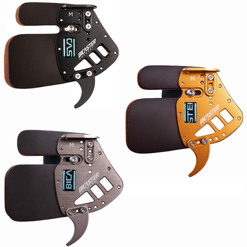 Product Introduction of Bicaster Archery Finger Tab Guard Protection Genuine Leather + Aluminum S/M/L For Tradition Recurve Bow 15