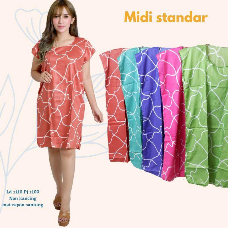 8 pcs Daster Midi motif random 3