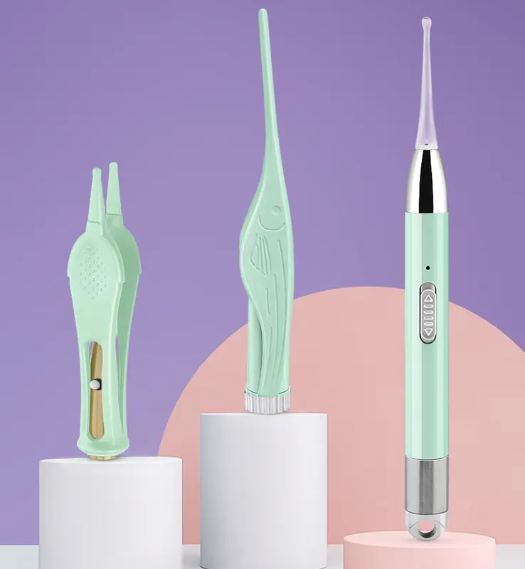 Dụng cụ ráy tai đèn led ( LOẠI PIN SẠC) Chuyên Nghiệp Dùng Được Cho Trẻ Em 1