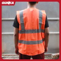 Gambar Safety Vest Type SV029 Orange – Rompi Keselamatan dengan Reflektor Optimal untuk Visibilitas Tinggi - L dari INGCO Tools by GUNKA Kota Tangerang Selatan 3 Tokopedia