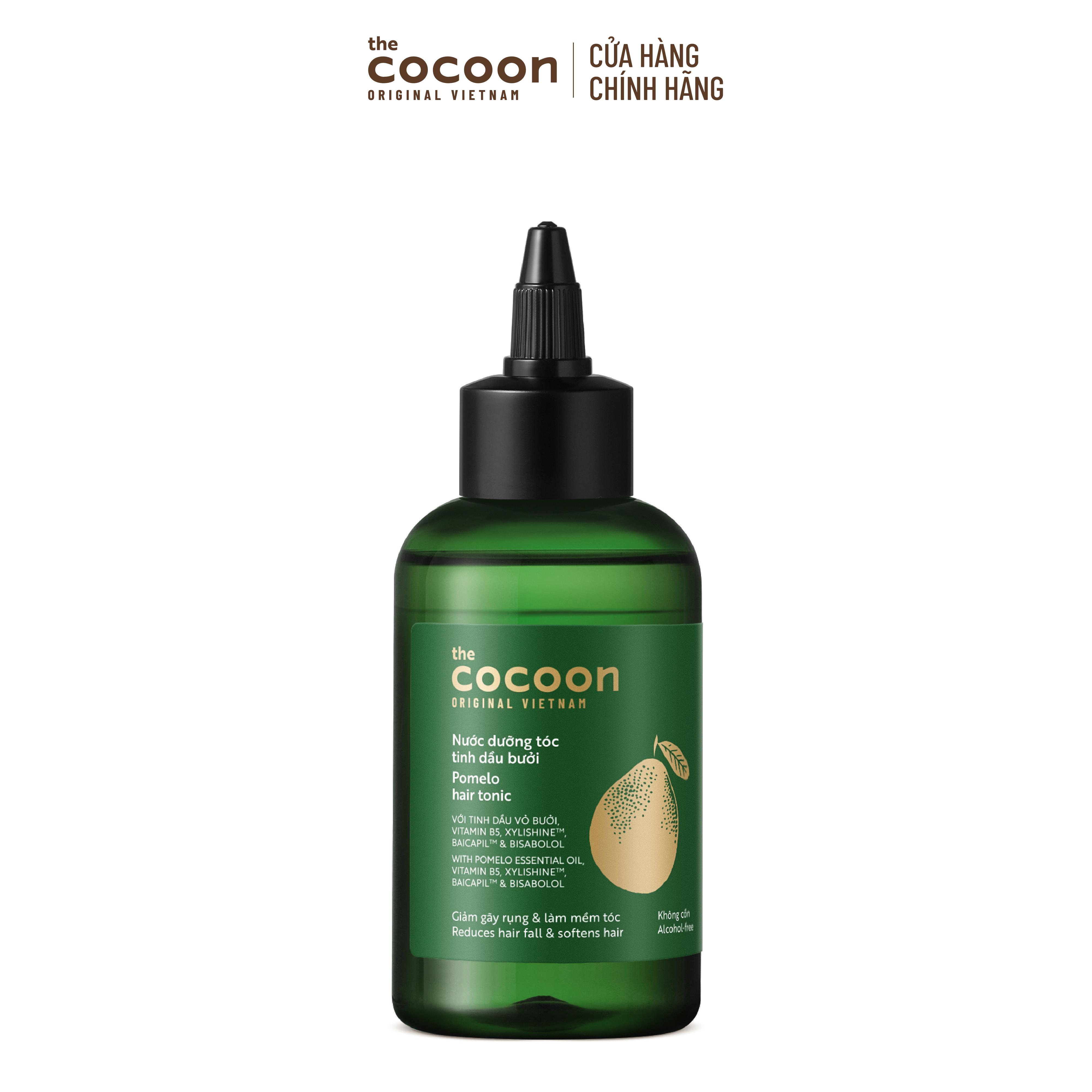 Hình ảnh COMBO Nước dưỡng tóc tinh dầu bưởi Cocoon ngăn ngừa gãy rụng và hỗ trợ mọc tóc 140ml + Nước dưỡng da đầu bồ kết 140ml 4