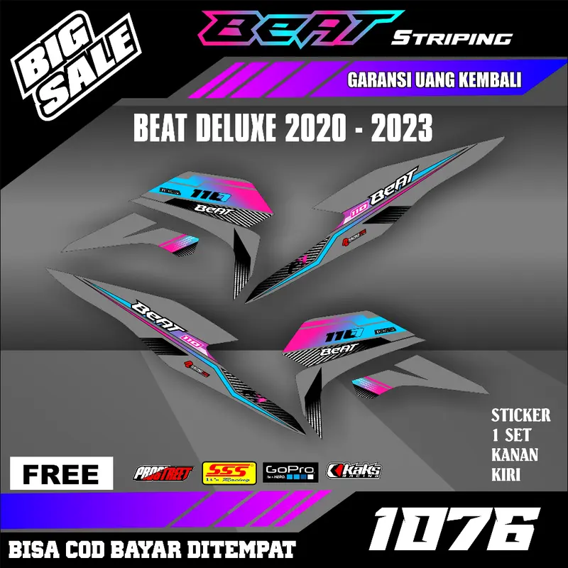 Striping Beat Deluxe New Esp Street Iss CBS 2020 2021 2022 2023 setiker stiker sticker list variasi semi fullbody 4