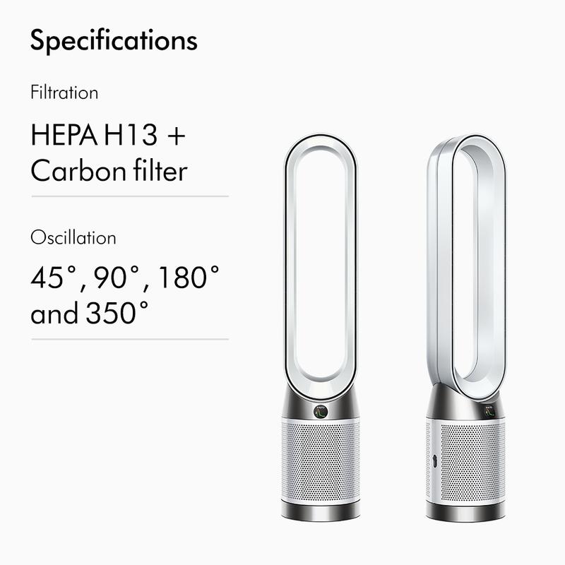 Dyson Purifier Cool Gen1 Air Purifier TP10 (White) - Penjernih Udara 5