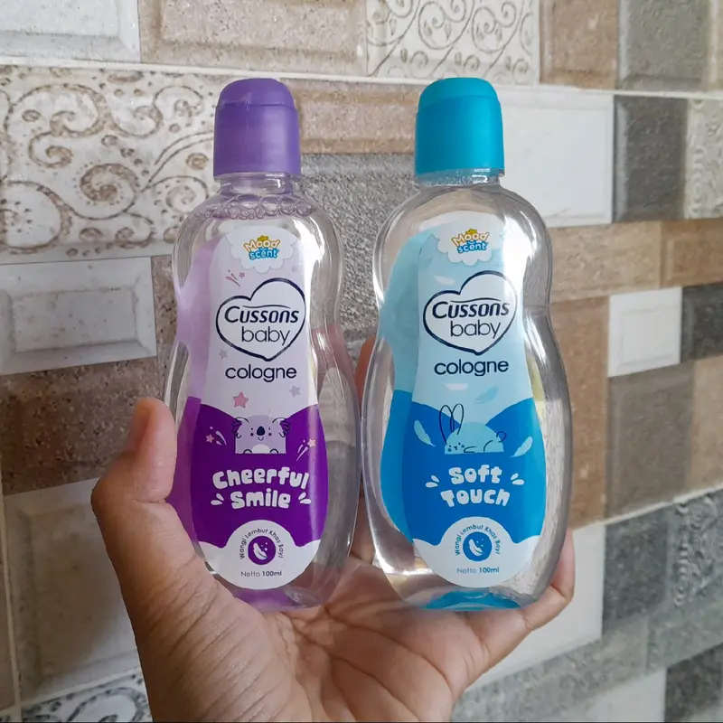 Cussons Baby Cologne 100 ml/Cheerful Smile/Soft Touch/Happy Fresh/Minyak Wangi Bayi/Parfum Bayi 0
