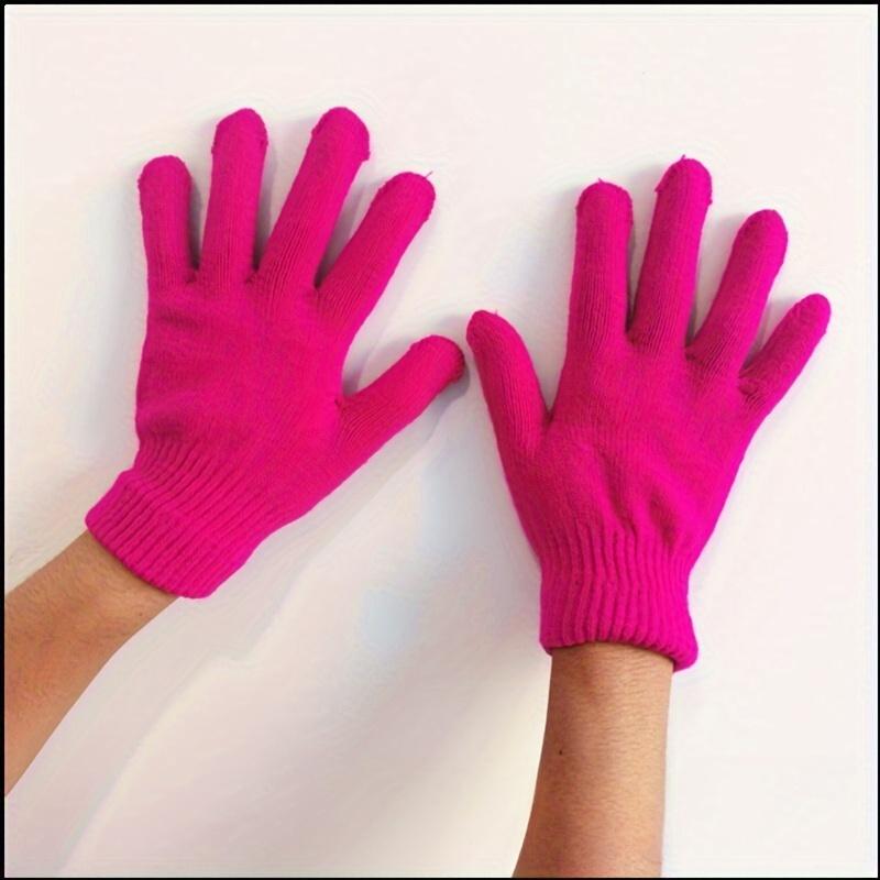 1 Pair of Thermal Gloves - Breathable, Sweat-Absorbent, Outdoor Sports Thermal Gear, Comfortable, Universal Adult Knitted Gloves 8