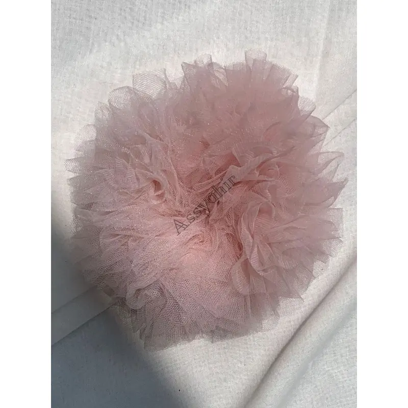 (PREMIUM) scrunchie tile jumbo/ikat rambut tile jumbo/cepol tile jumbo/cepol hijab anti pusing 3
