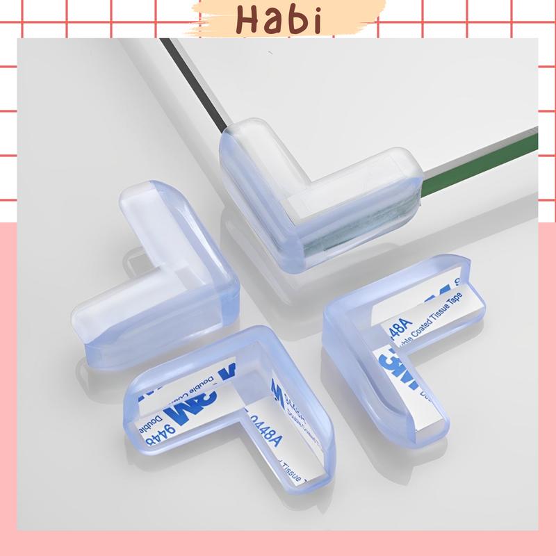 [COMBO 10 Cái] Bọc Góc Bàn, Bọc Cạnh Bàn Kính, Cạnh Tủ Vuông Bằng Silicon An toàn Cho Trẻ Nhỏ Và Gia Đình