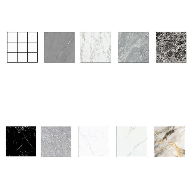 Product Introduction of Wall Decoration 3D Self Adhesive Tiles Floor Stickers Waterproof Anti-collision Wallpaper Moisture-proof DIY Wall Decals Bathroom Marble 9