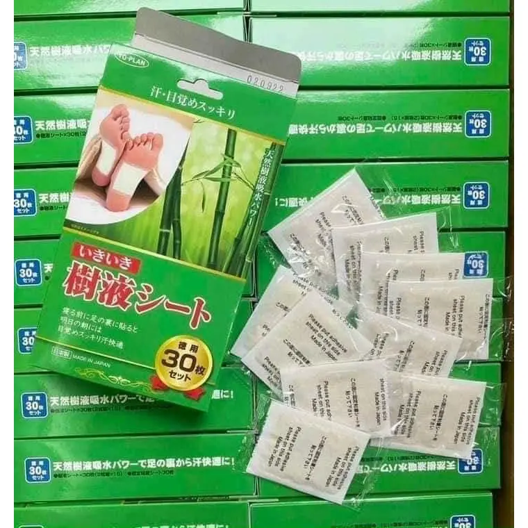 HỘP 30 MIẾNG DÁN THẢI ĐỘC CHÂN NHẬT BẢN To-Plan Kenko 3