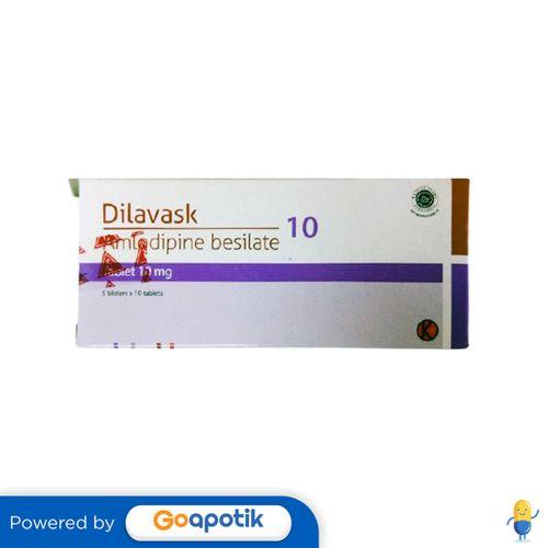 Gambar DILAVASK 10 MG BOX 50 TABLET dari Apotek Dande Farma by GoApotik Kota Surabaya Tokopedia