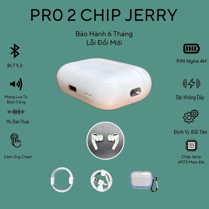 Tai Nghe RPO ZEN2, BASS CĂNG Bluetooth 5.3, Chip Jerry6973 Main Đỏ XRX, Tặng Vỏ Ốp + Cáp Sặc, Bảo Hành 6 Tháng Nhét Tai Nghe Nhạc Earphone