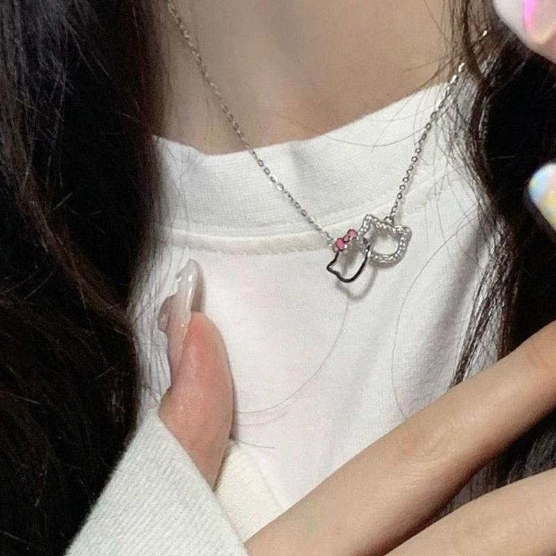 Product Introduction of Vòng Cổ Mèo, Thiết Kế Mèo Con Dễ Thương, Sáng Bóng, Thời Trang Hàn Quốc, Dây Chuyền Xương Đòn, Phong Cách Hoạt Hình, Vòng Cổ Ngọt Ngào, F0Y9 29