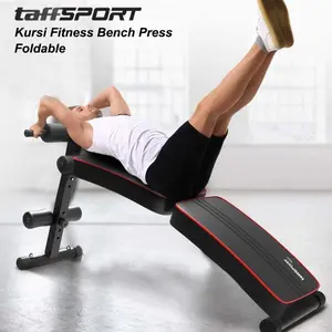 TaffSPORT Kursi Fitness Bench Press Abdominal Muscle Foldable - YC013 - Tinari