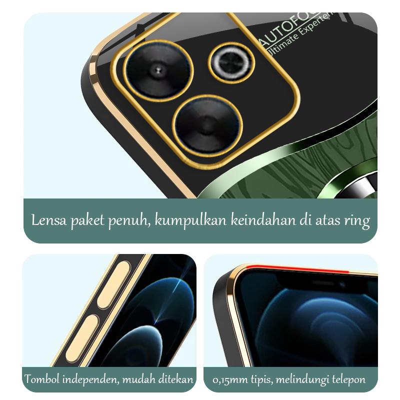 Product Introduction of Memperlancar kasus telepon TPU yang cocok【REDM1 13】-TPU kayu naga 2