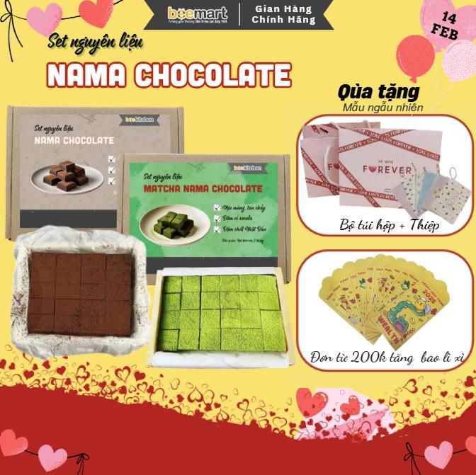  Set làm Socola Nama Valentine đậm vị dẻo  thơm -thương hiệu Beemart - Đồ ăn vặt làm quà tặng người yêu thương   Socola     Food   valentine 