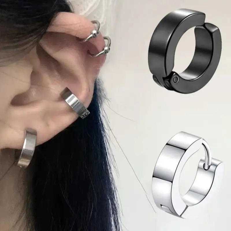 Korean men's and women's fashion simple ear bone clip earrings