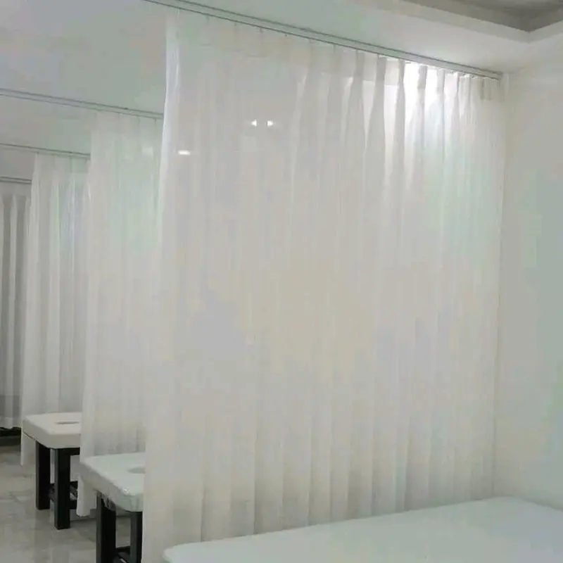 voan trắng phối kim tuyến _giá của 1 tấm rèm căng thẳng ( chưa bao gồm thanh treo) thích hợp cho không gian trang trí.,spa ít nắng. 2