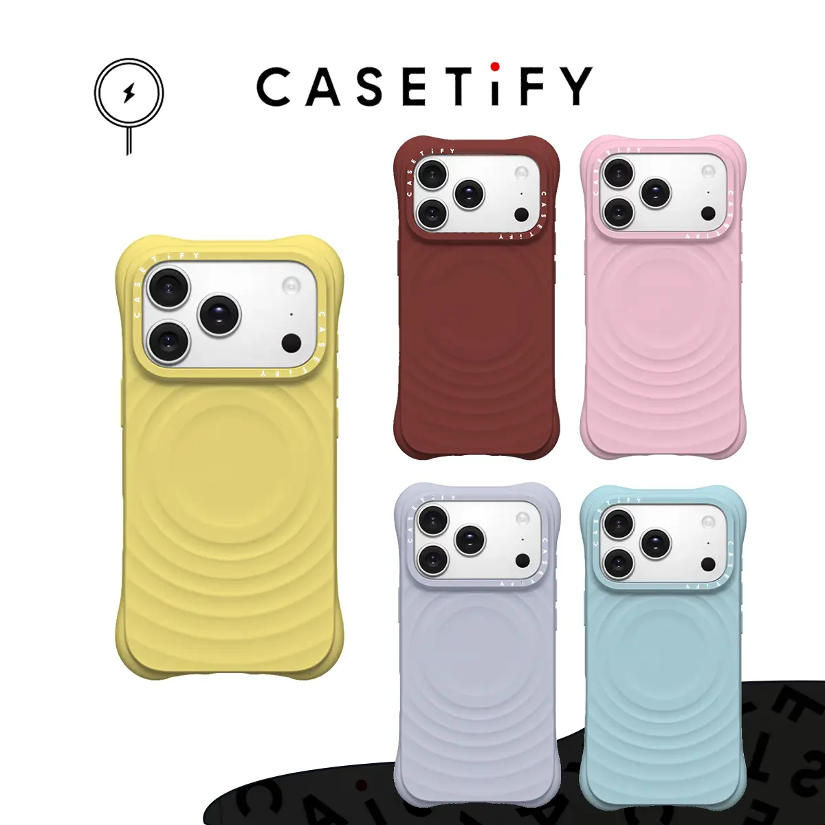 Original Casetify Ripple Magnetic Phone Case for iPhone 17 Pro Max 