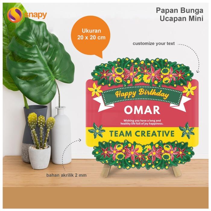 Gambar PAPAN UCAPAN KARANGAN BUNGA MINI WEDDING MENINGGAL ULANG TAHUN ANNIVERSARY WISUDA Kado - 1 dari Snapy Kota Administrasi Jakarta Selatan Tokopedia