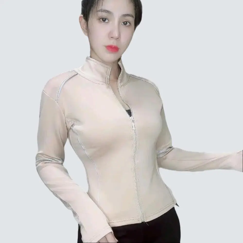 Áo Khoác Thun UMI Form Ôm Body Không Nón, 2 Túi Trong, Size 36-67kg Cho Nữ