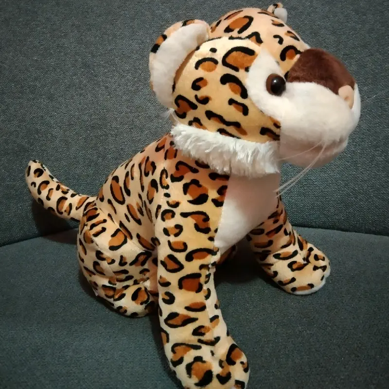 BONEKA KUCING MACAN TUTUL HARIMAU LORENG BELANG COKELAT SINGA SIMBA MAINAN 0
