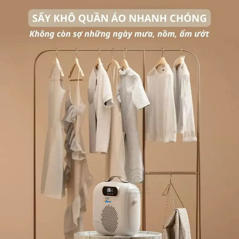 Quạt sưởi ấm phòng cho bé Zlife, Máy sưởi mùa đông gia đình cao cấp công suất 2000W, có công tắc bảo vệ an toàn 8
