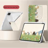 Gambar Tablet Case For iPad Air1/2 Gen 5/6-9.7" Gen 7/8/9-10.2" Air3/Pro-10.5" Air4/Air5 -10.9" Air6/Air7 11" M2/M3 10th/iPad 11th 2025 2020/21/22-Pro 11" Pro11" M4 2024 Mini6/Mini7-8.3''Cute Cartoon Shockproof Cover - HD292, Air1/2 Gen 5/6-9.7" dari LGEE CASE Kota Tangerang 5 Tokopedia