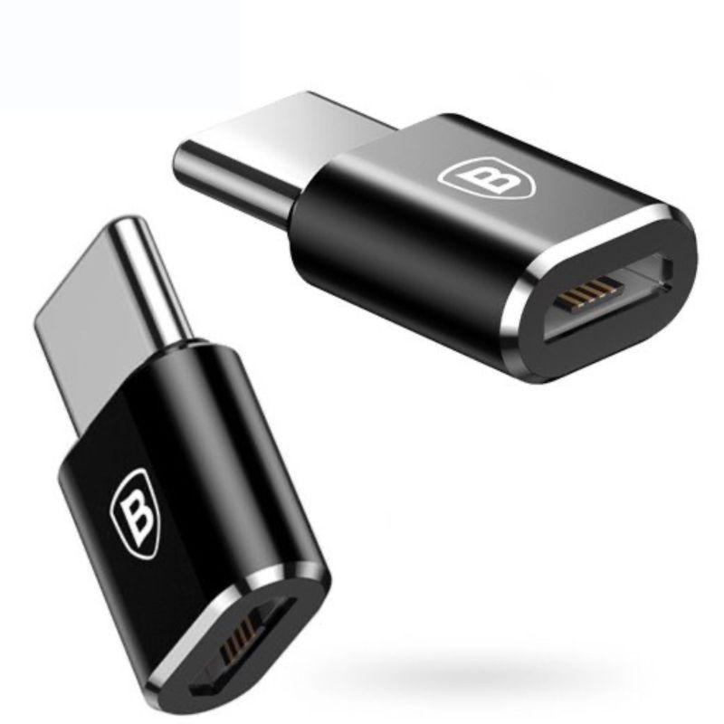 Đầu chuyển OTG usb type c sang usb full size Baseus (TYPE C- USB)/ (USB-TYPE C)/ (TYPE C-MICRO) 1