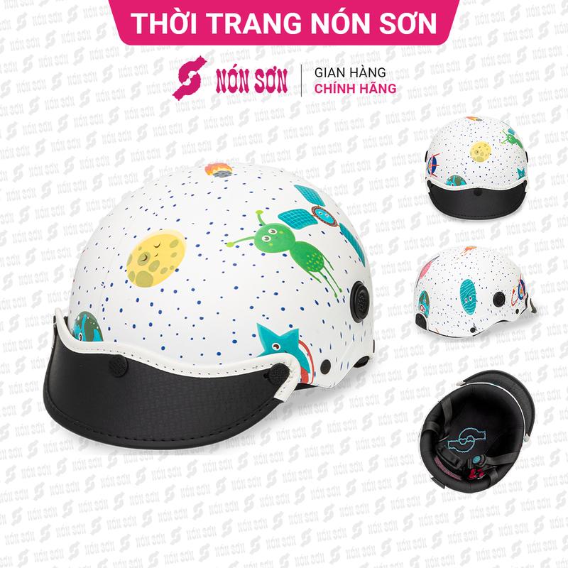 ƯU ĐÃI - Mũ bảo hiểm lỗ thông gió hoa văn chính hãng NÓN SƠN AMP-TR089