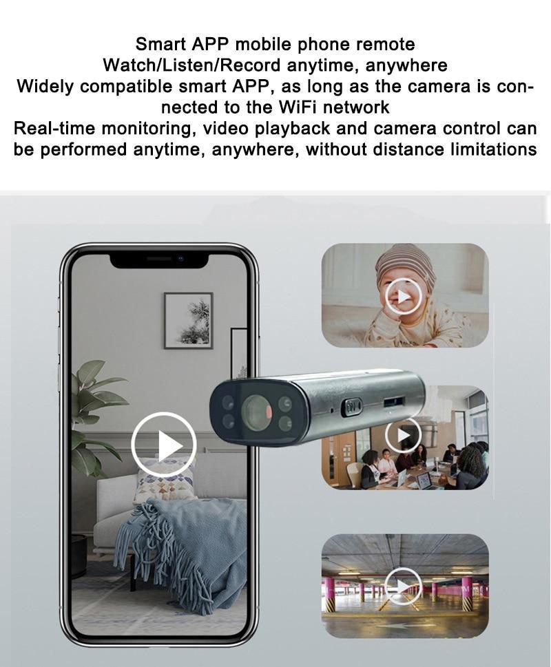 Product Introduction of 1080P Spy Camera Mini Wifi Baterai Internal FHD 2MP Kamera Cctv Mini Tersembunyi Security Cameras Pengintai Mini Kamera Kecil Tersembunyi Tanpa Wifi Ip Camera Cctv Wifi Spy Cam Kamera Pengintai Mini with Night Vision Wireless Smart 17