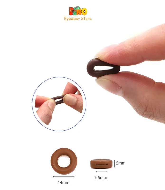 CT101 Cài tai, Cài đuôi kính chống tuột, làm êm tai, cố định kính khi chơi thể thao, hình tròn tiện lợi Tiệm Bà Tiên 2