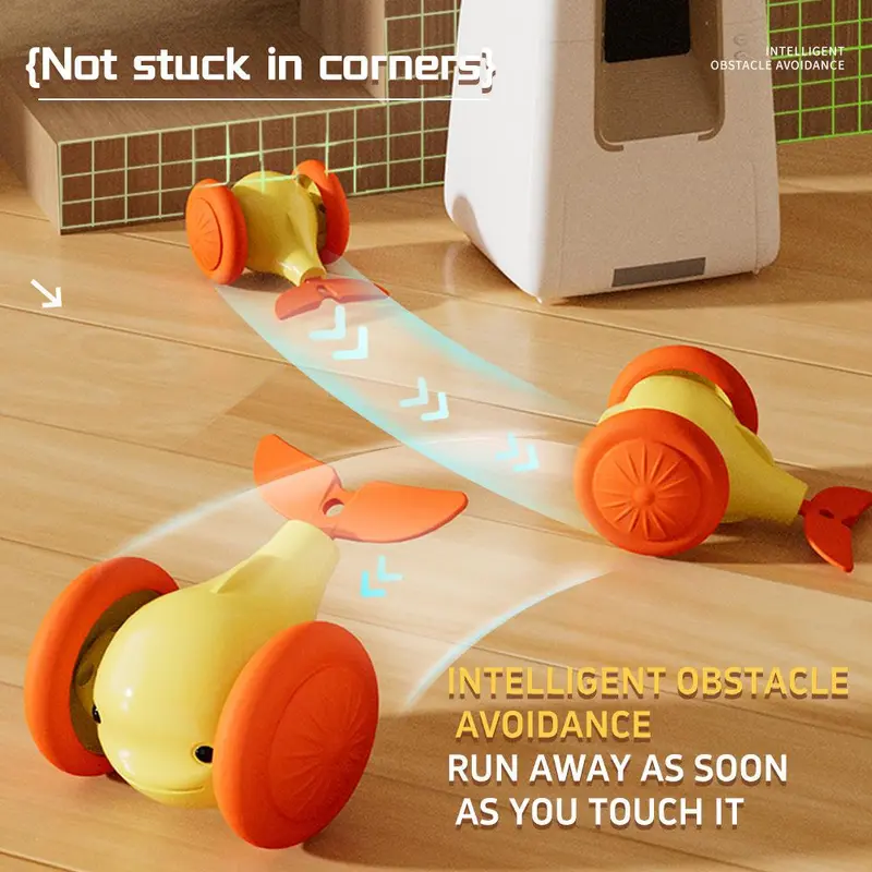 Cute Animal Design Pet Toy, 1 Count USB Rechargeable Pet Interactive Toy, Pet Intelligence Development Toy, Pet Teaser Toy, Dog & Cat Accessories 5