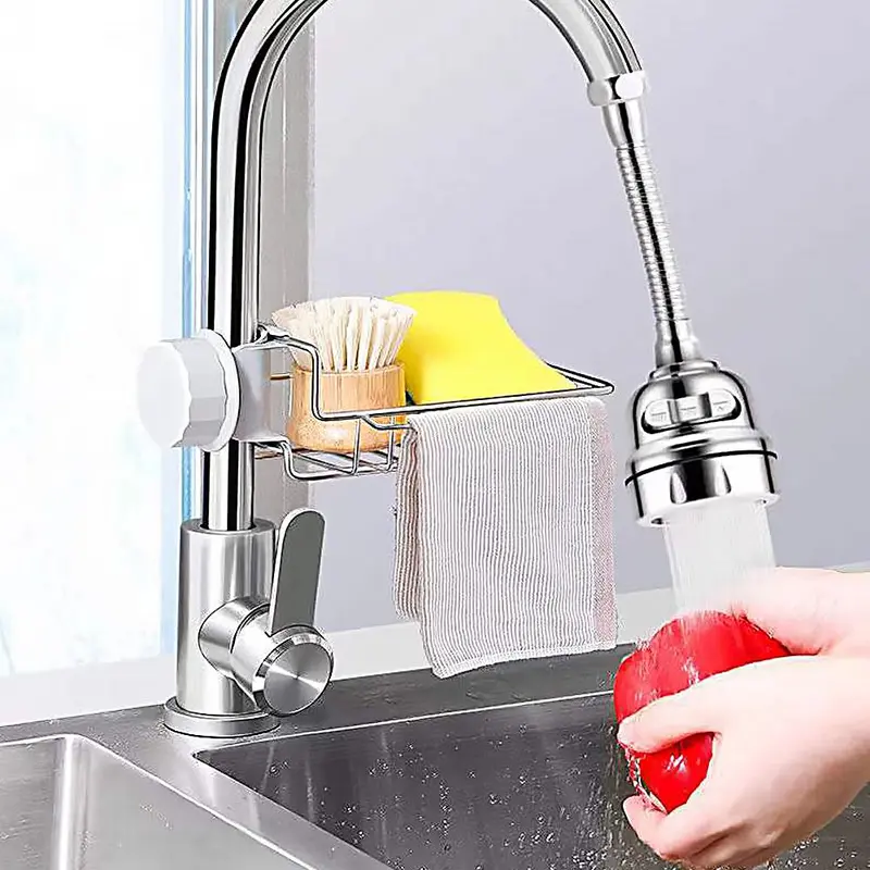 360 Degree Rotate Water Saving Tap Aerator Water Faucet Bubbler Filter Aerator Kitchen Faucet Reach Extender Household Faucet Tap Splash Filter bathroom 1