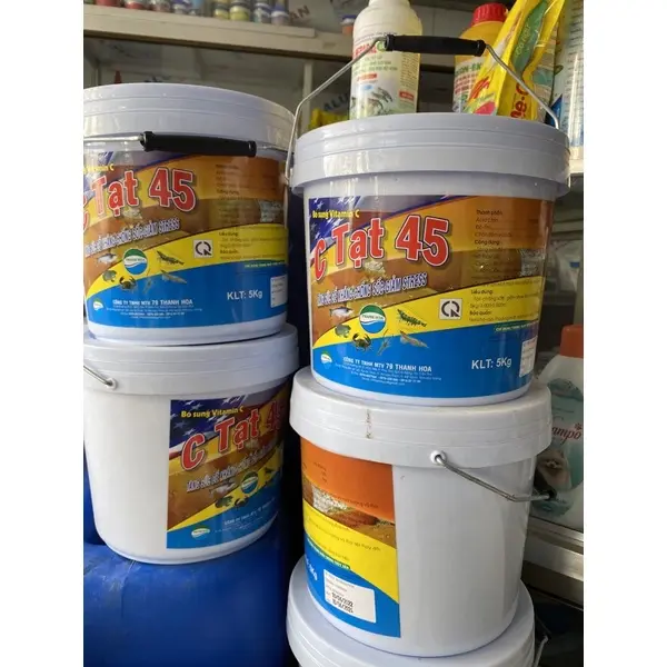 c tạt dạng thùng 5kg. tăng đề kháng chống stress cho tôm cá. 0